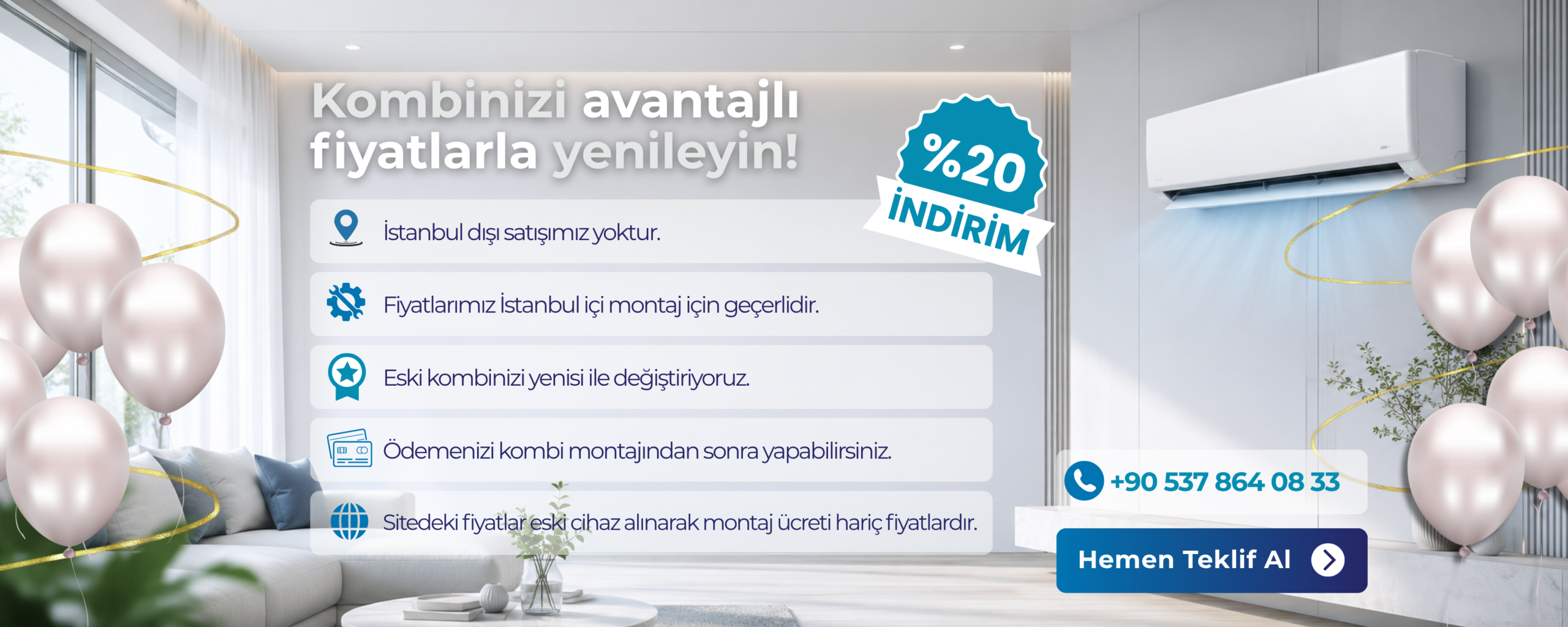 Kombi ve klima çözümleri